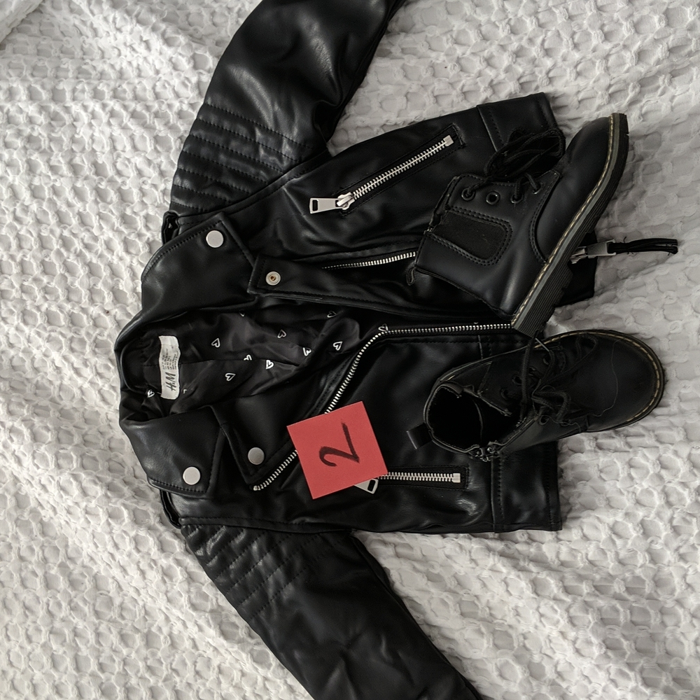 2T Toddler Boots and jacket